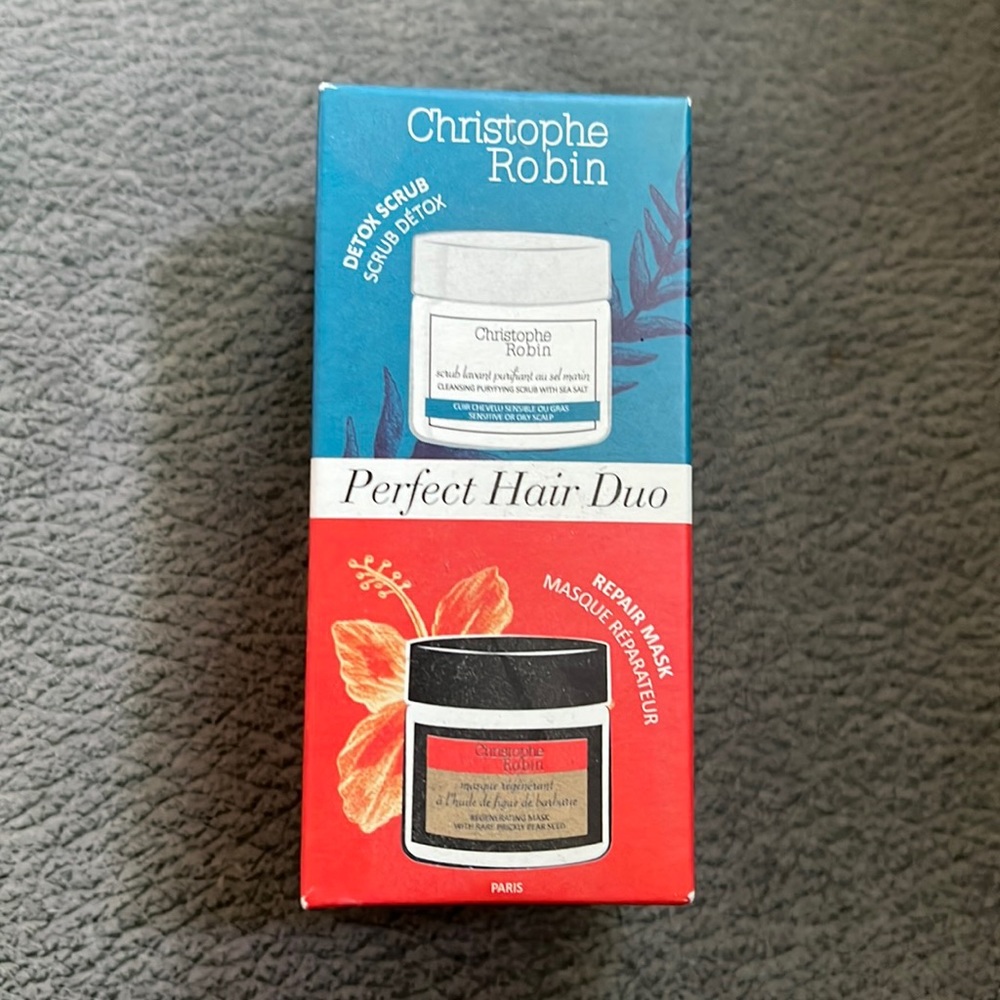 New Christophe Robin Perfect Hair Duo scrub/mask